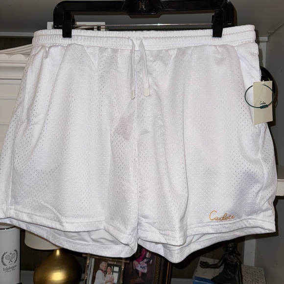 Cadets Other - Cadets Men’s Check Out Mesh Shorts in White SZ XL NWT